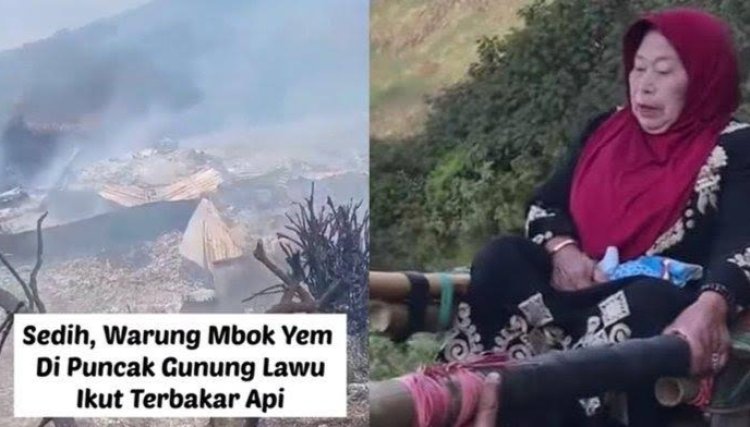 Viral Warung Mbok Yem di Puncak Gunung Lawu Dikabarkan Terbakar Saat Karhutla, Begini Faktanya