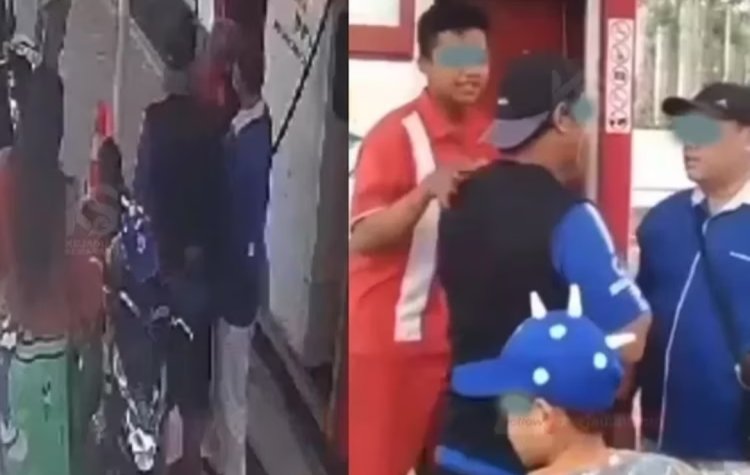 Viral Petugas SPBU Dijambak Pelanggan di Gunungpati Semarang