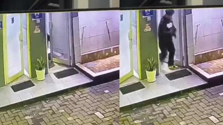 Pria Tertangkap Kamera CCTV Rekam Perempuan di Toilet SPBU di Sleman