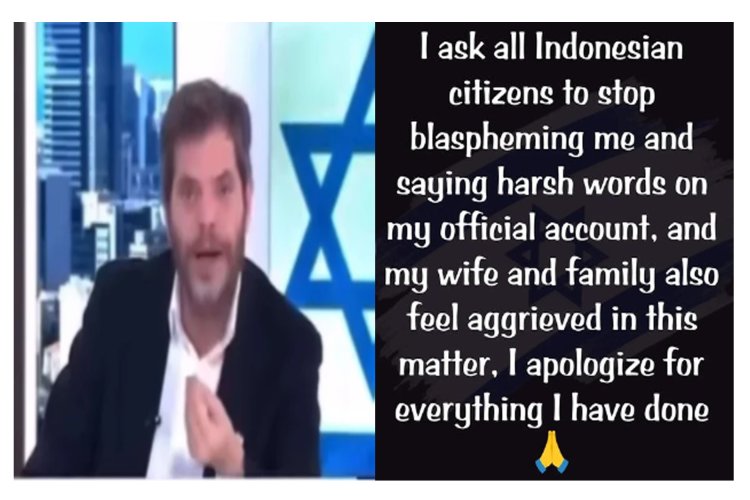 Presenter TV Israel Shai Golden Meminta Maaf Sebut Warga Indonesia Teroris