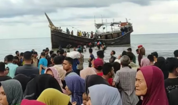 Memanas! Masyarakat Demo Usir Imigran Rohingya di Sabang