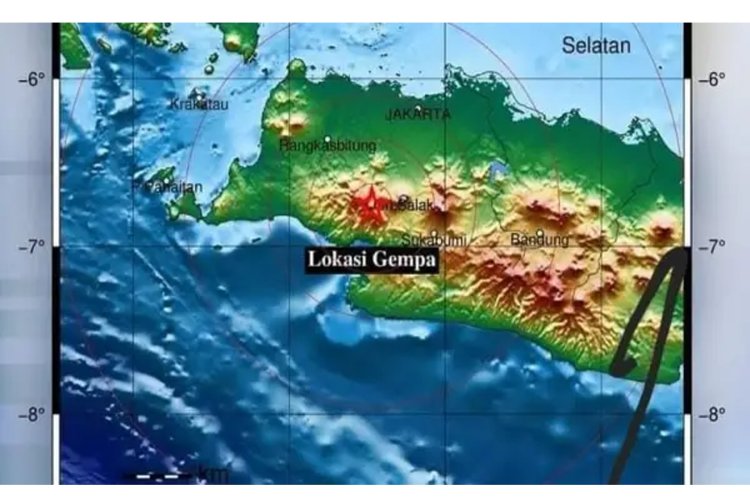 Sukabumi Diguncang Gempa M 4,7, Getaran Terasa hingga Jabodetabek
