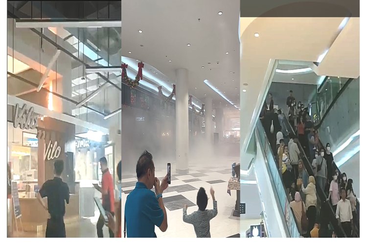 Kebakaran di Food Hall Lippo Mall Puri, Diduga Akibat Konsleting Listrik