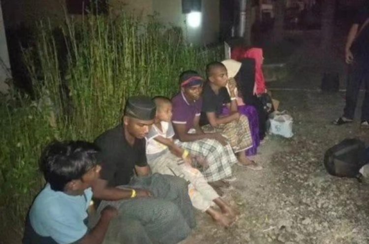 Warga Amankan 9 Pengungsi Rohingya di Pidie yang Hendak Kabur
