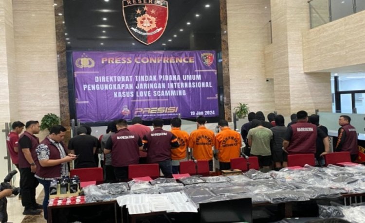 Polisi Bongkar Sindikat Pelaku Love Scamming dari Indonesia hingga Kolombia, Raup 50 Miliar Perbulan