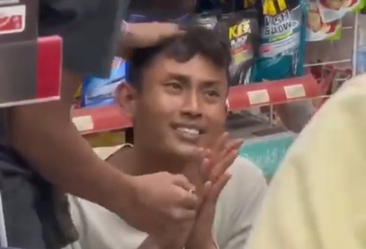 Viral Pria Ini Kepergok Warga Nekat Merampok Minimarket di Bekasi