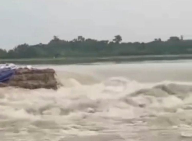 Tanggul Sungai Lusi Grobogan Kembali Jebol, Warga Diminta Waspada