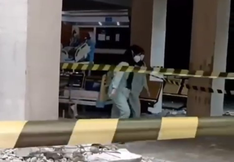 Bangunan di RS Unair Runtuh akibat Gempa Tuban, Sejumlah Pasien Langsung Dievakuasi