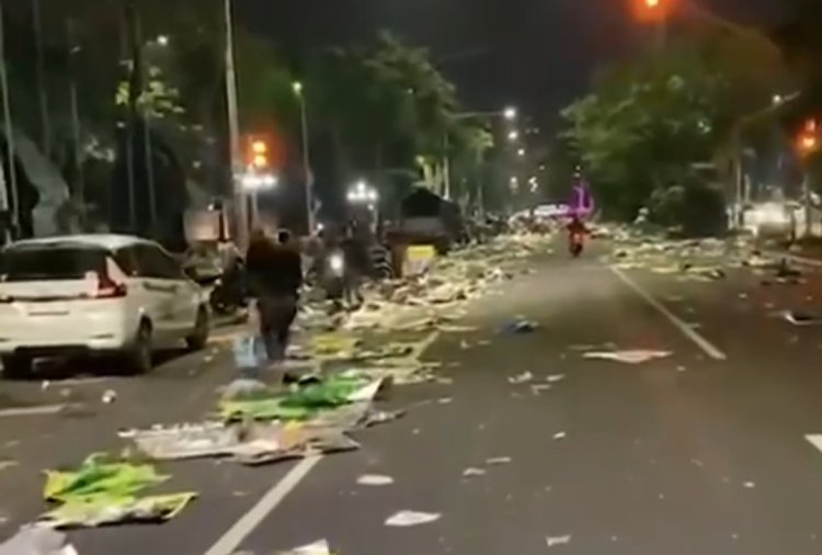 Viral Sampah Berserakan Usai acara Jateng Bersholawat di Semarang