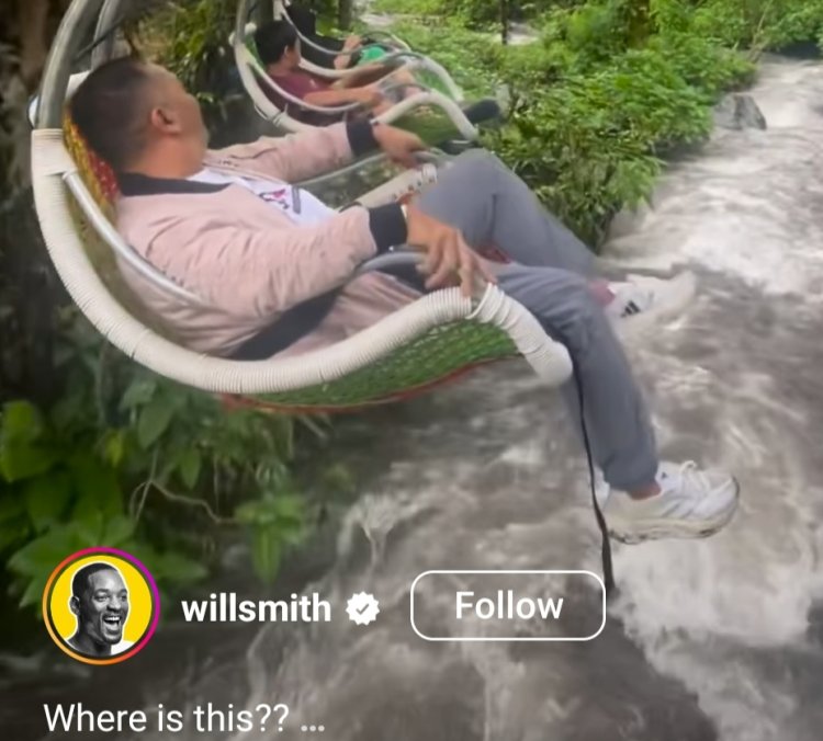 Viral Will Smith Unggah Wisata Keranjang Sultan Situ Gunung Sukabumi