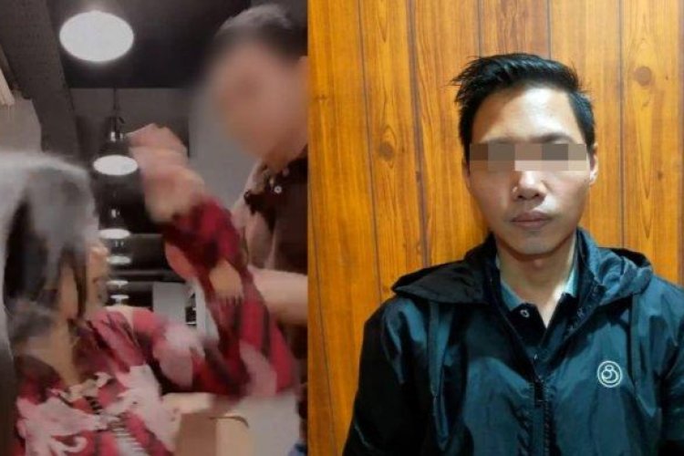 Viral Pria Memukul dan Meludahi Wanita di Restoran Kendari, Pelaku Diamankan Polisi