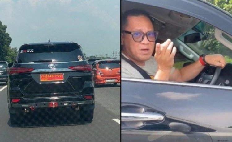 Pria di Jalan Tol Pakai Mobil Plat TNI Kadaluarsa Cekcok, Ngaku Anggota TNI dan Punya Adik Jenderal