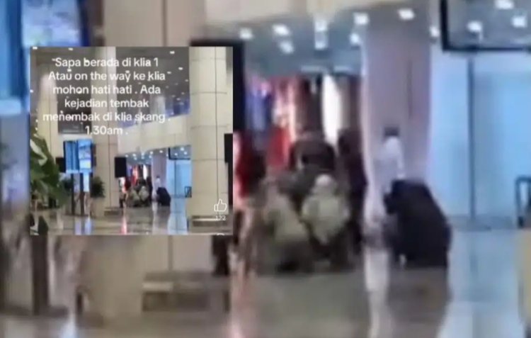 Aksi Penembakan di Bandara Kuala Lumpur 1 Orang Terluka, Pelaku Masih Diburu