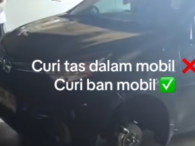 Viral 3 Ban Mobil Dicuri Saat Parkir di Mal Jakpus
