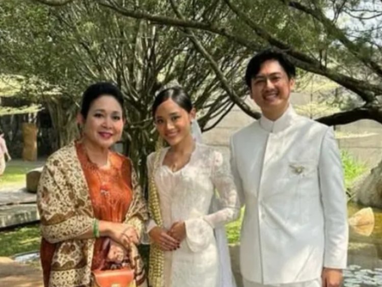 Momen Pernikahan Sasqia Putri Anak Onky Alexander, Tampil Anggun