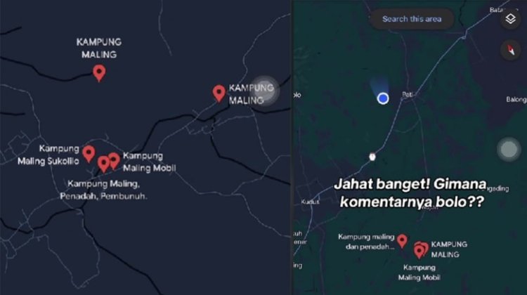 Netizen Ubah Nama Desa di Pati Pakai Google Maps Jadi ‘Kampung Maling' Hingga SDM Rendah, Di Rujak Habis
