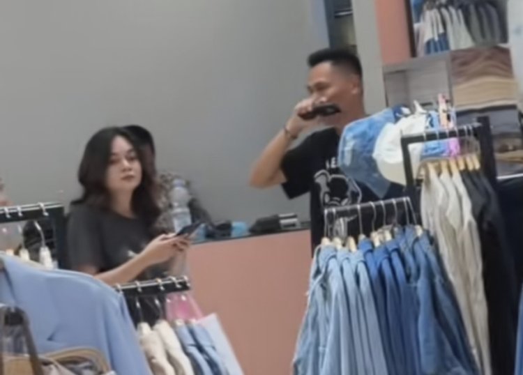 Viral Istri Sah Pergoki Suami Diduga Selingkuh dengan Wanita Lain di Mall