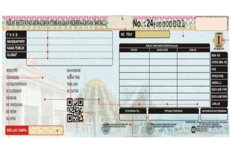 Besok, Opsen Pajak Kendaraan Mulai Berlaku: STNK Diperbarui dengan Kolom Tambahan