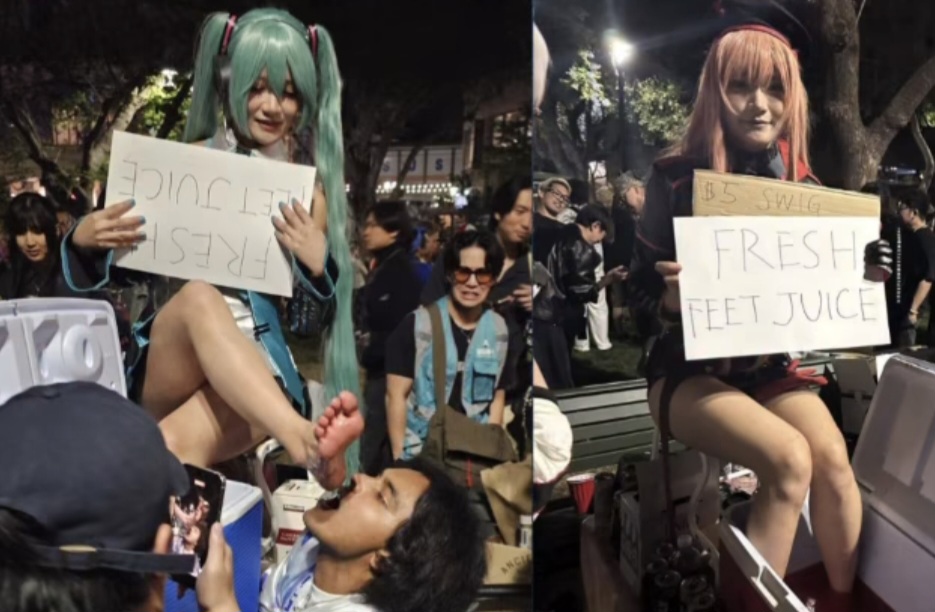 Heboh! Cosplayer Jual Minuman Bekas Rendaman Kaki di Event Anime