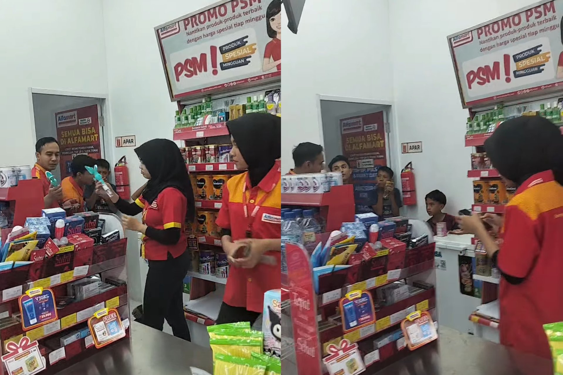 Kepergok Gasak Parfum hingga Mainan, Aksi Anak-Anak Mengutil di Minimarket Surabaya Ini Bikin Netizen Geram