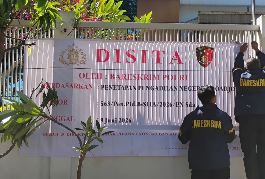 Bareskrim Sita Pabrik Emas di Sidoarjo, Diduga Olah Hasil Tambang Ilegal Diduga dari Papua dan Kalimantan