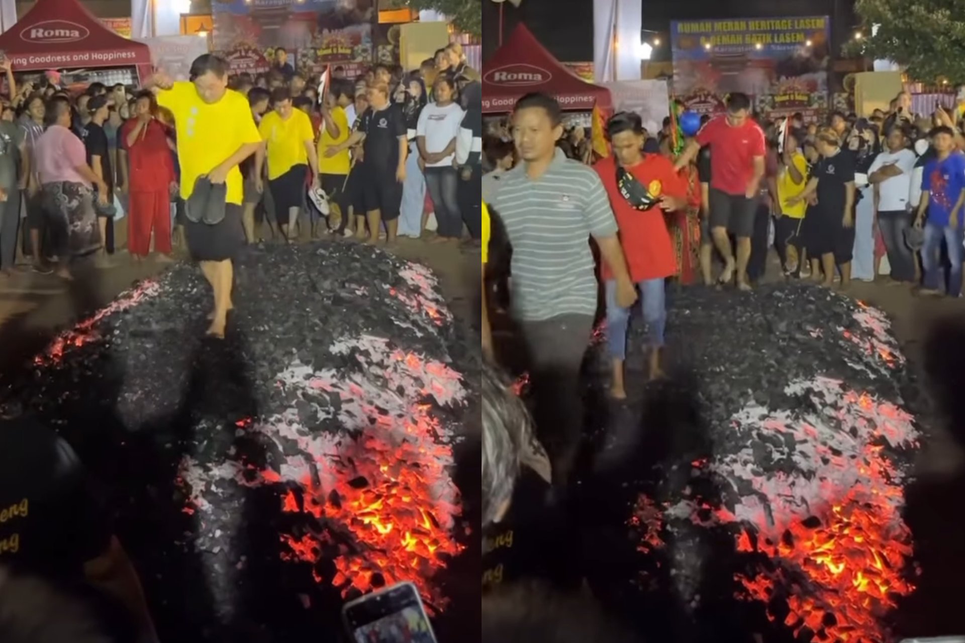 Digelar Lagi Setelah 13 Tahun, Ini Makna Magis Tradisi Injak Bara Api Khas Tionghoa Lasem