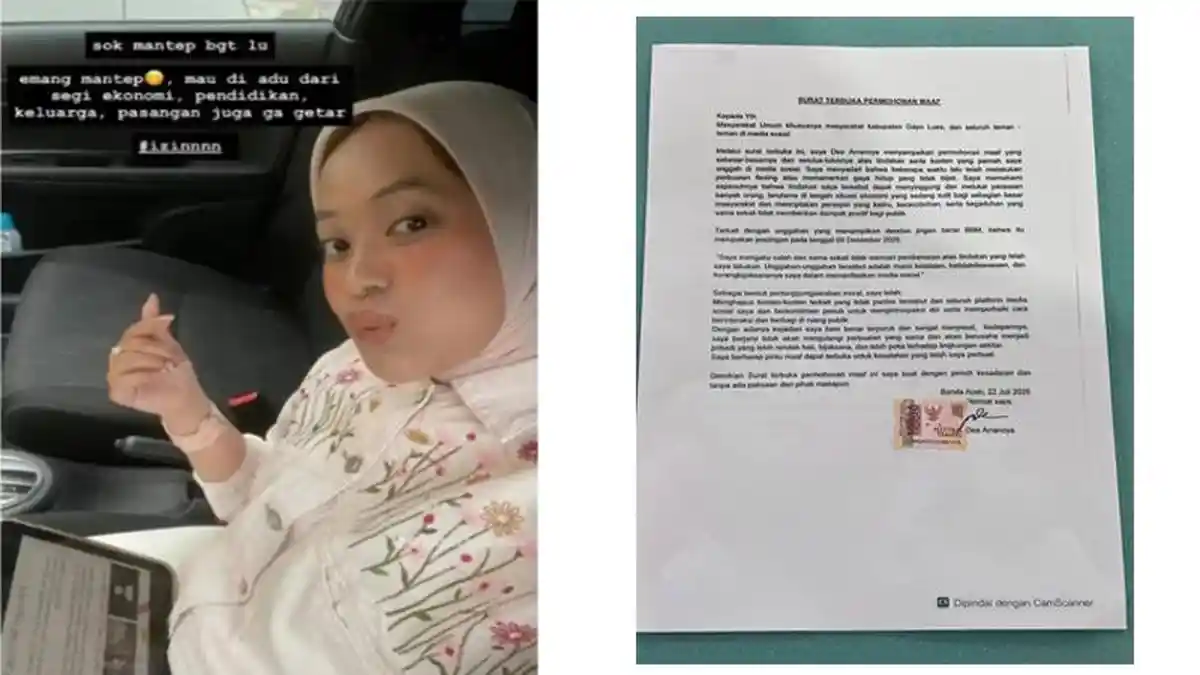 Dea Anak Mantan Pejabat Gayo Lues Minta Maaf Usai Flexing Gaya Hidup Mewah