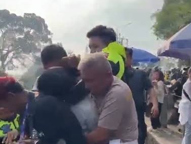 Pria Diamankan Polisi, Diduga Pukul Kendaraan dengan Besi di Jalur Puncak