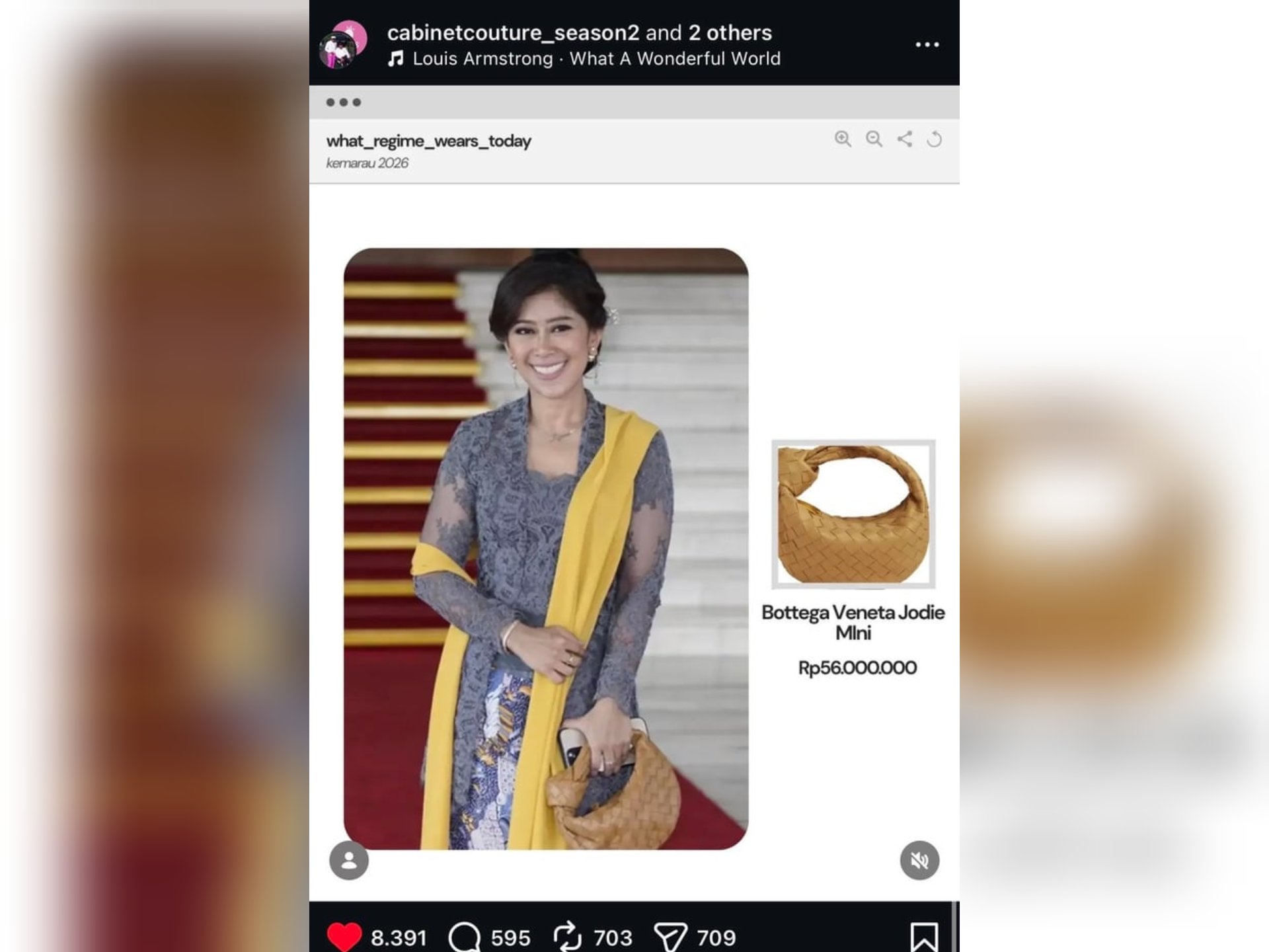 Sering Ungkap Harga Barang Mewah Pejabat, Instagram Cabinetcouture Diblokir Komdigi