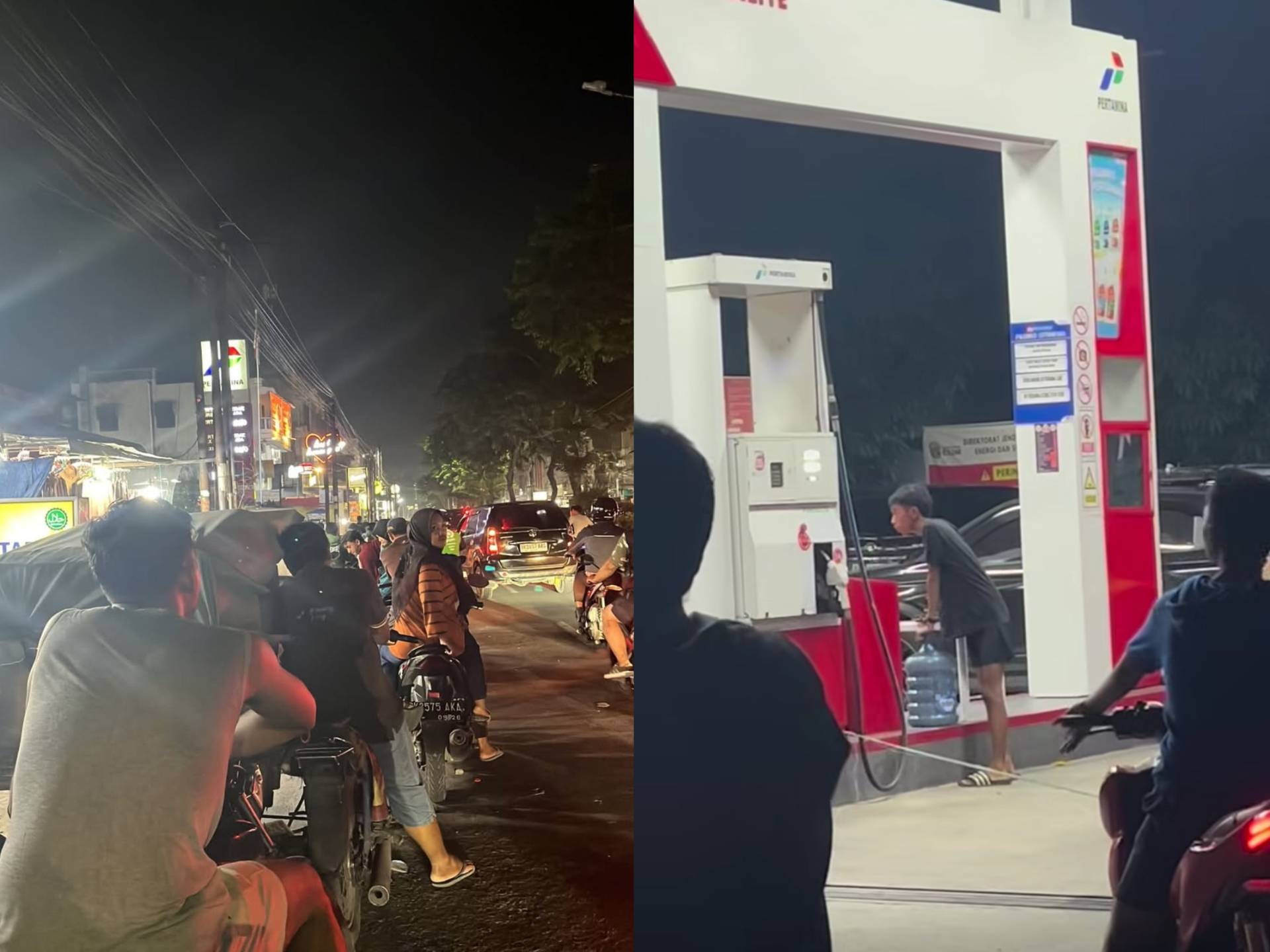 Udah Antri BBM 3 Jam di Medan, Malah Ketemu Bocil Mau Isi Bensin Pakai Galon