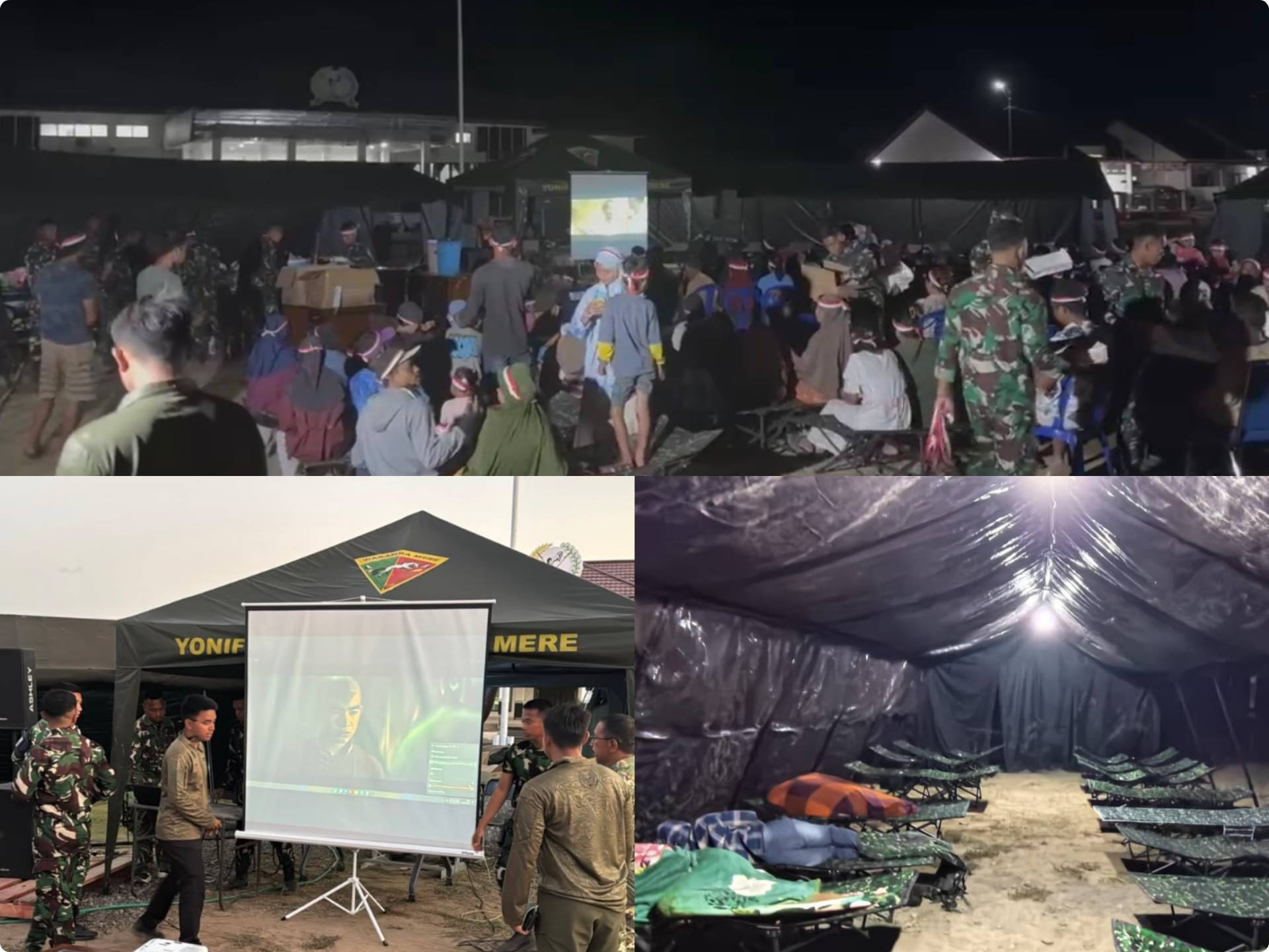 TNI Hadirkan Makanan, Hiburan, Starlink dan Trauma Healing untuk Warga Nagekeo NTT Pascagempa