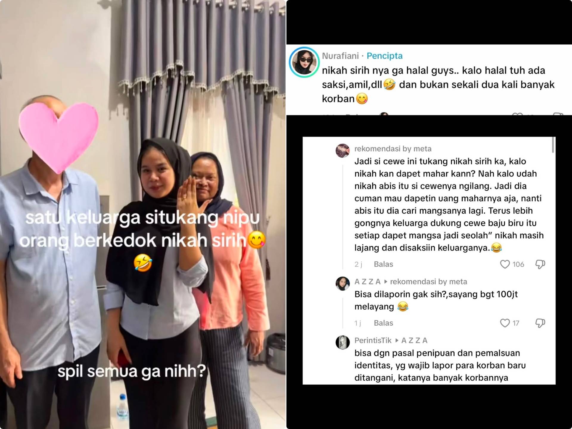 Heboh! Pria Lansia Kena Tipu Modus Nikah Siri, Wanita Penarik Mahar Rp112 Juta Diduga Kabur