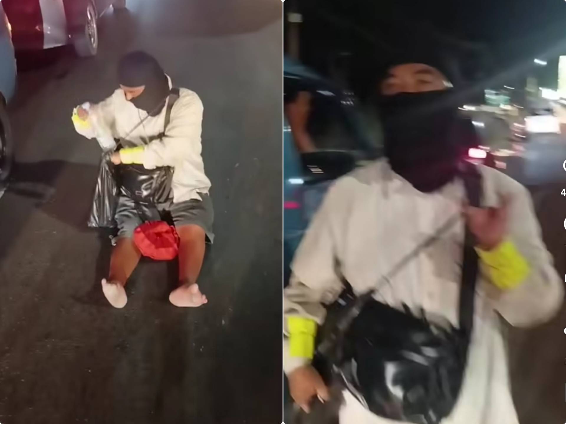 Kena Mental Ditegur Petugas, Pengemis Pura-Pura Lumpuh di Puncak Bogor Auto Sembuh
