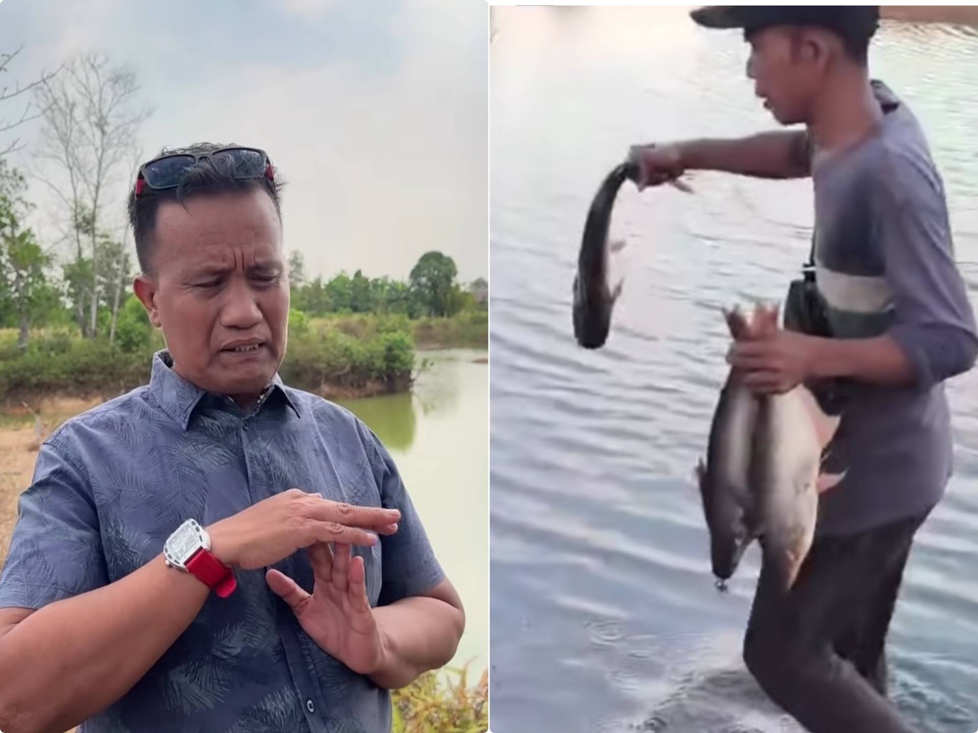 Bikin Ikan Stres dan Mati! Air Kolam Pemancingan di Banjar Disedot Helikopter Karhutla Tanpa Izin