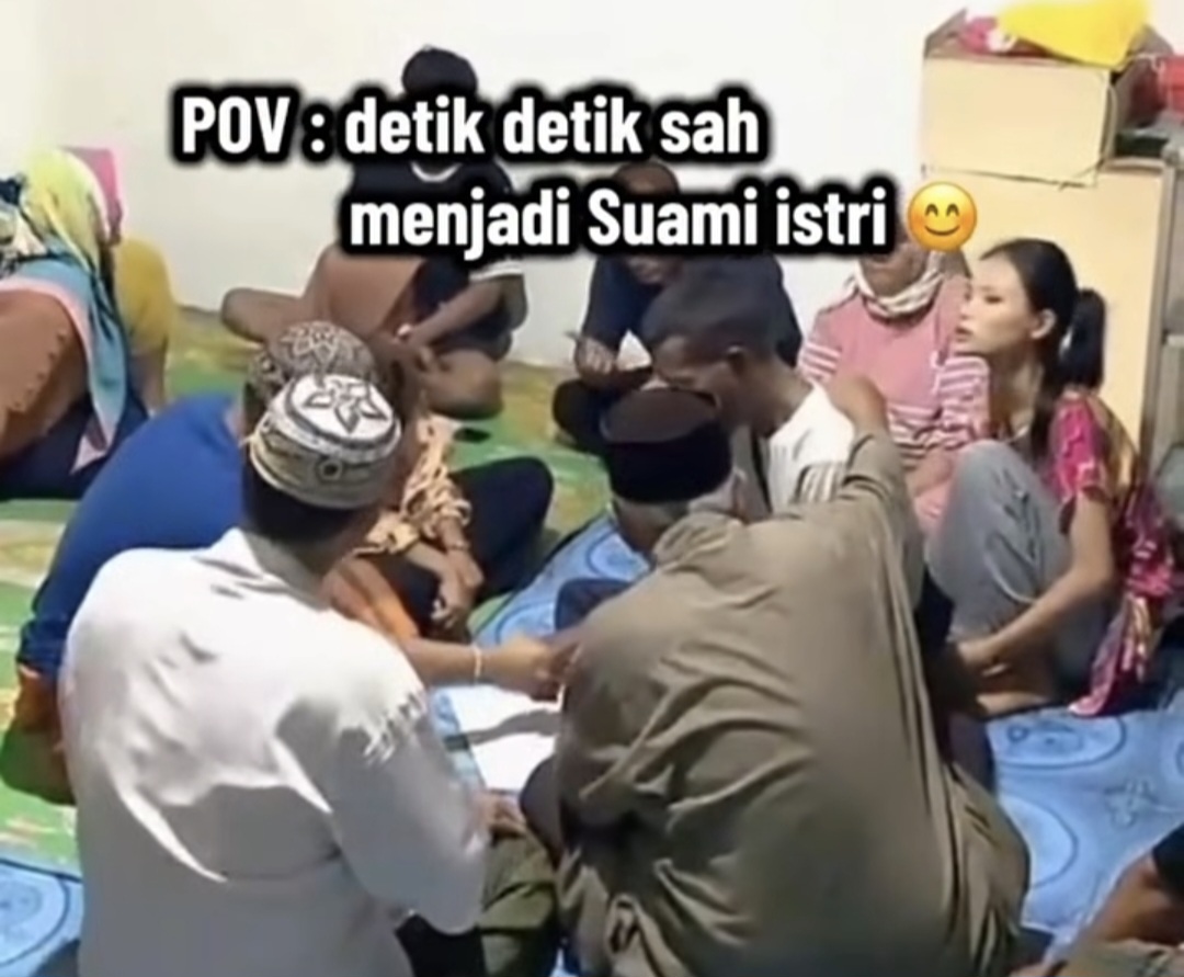 Unik! Pasangan ini Pilih Nikah Jam 3 Pagi Sambil Live Tiktok Di Tonton 14 Ribu Warganet