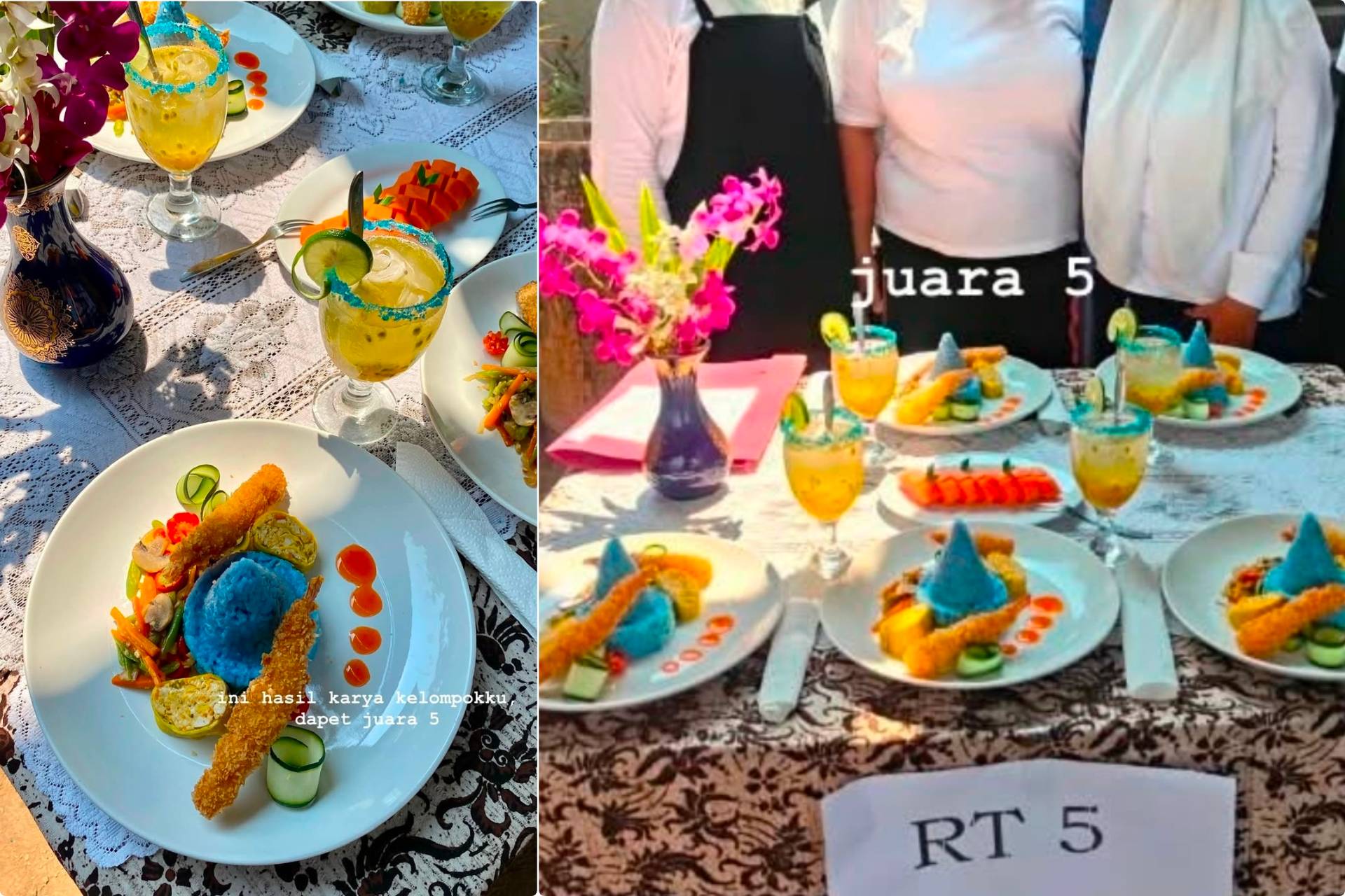 Masakan Warga Ini Malah Dieliminasi Lomba RT Cuma Gara-gara Terlalu Cantik Mirip Kafe