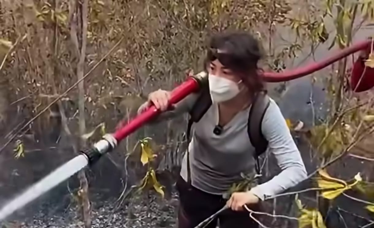 Sherina Munaf Turun Langsung Padamkan Karhutla di Kalimantan Tengah, Aksi Nyata untuk Lingkungan Jadi Sorotan