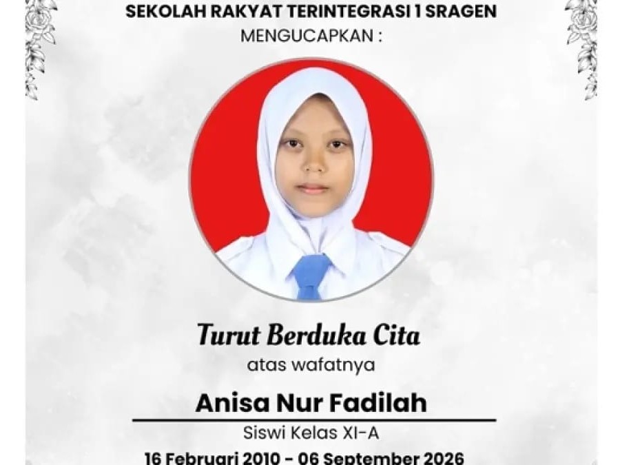 Siswi Sekolah Rakyat Sragen Meninggal Usai Kejang, Sempat Demam dan Muntah