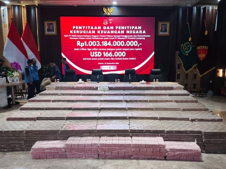 Kejagung Sita Rp1 Triliun dari Kasus Lahan Inhutani V