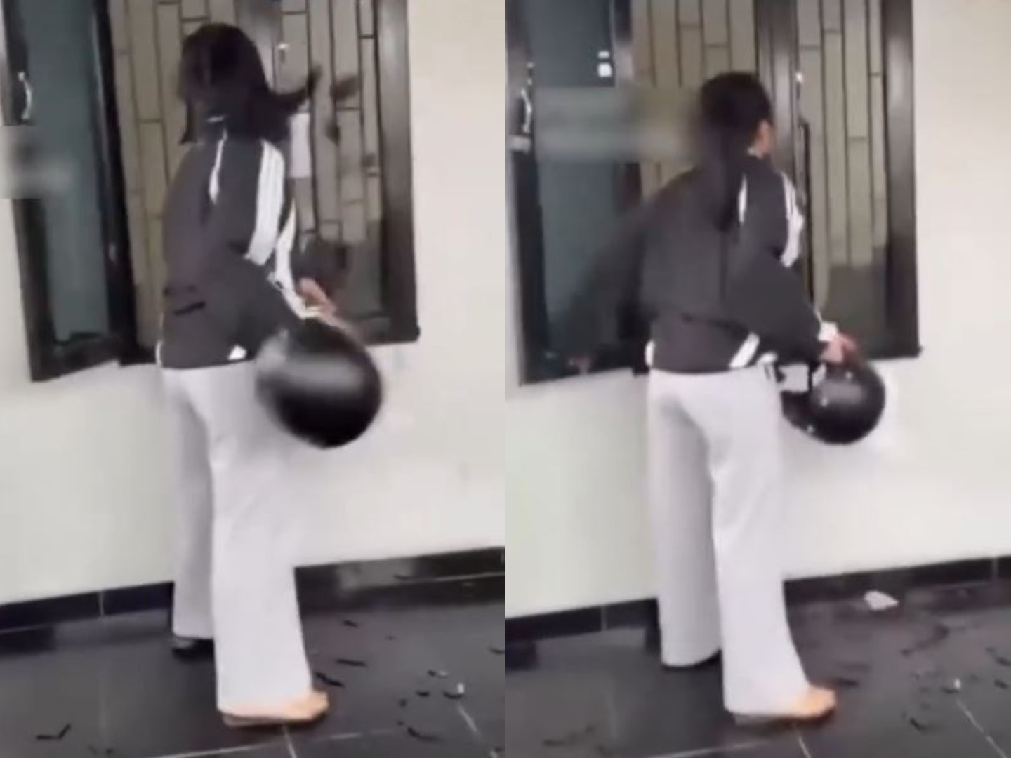 Emosi Memuncak! Gadis di Kalteng Nekat Hantam Kaca Rumah Pakai Helm, Diduga Pergoki Ayah Asyik Berduaan Bareng Selingkuhan