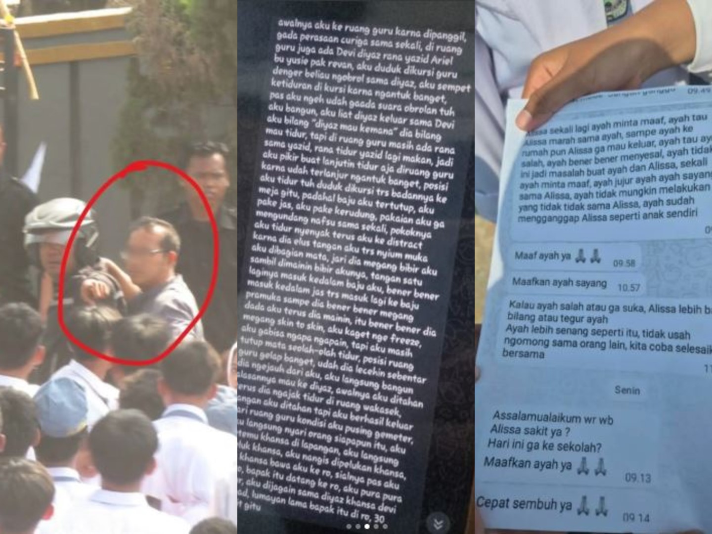 Heboh! Ratusan Siswa SMAN 1 Pamanukan Geruduk Guru, Dugaan Pelecehan dan Chat “Maafkan Ayah Sayang” Jadi Sorotan