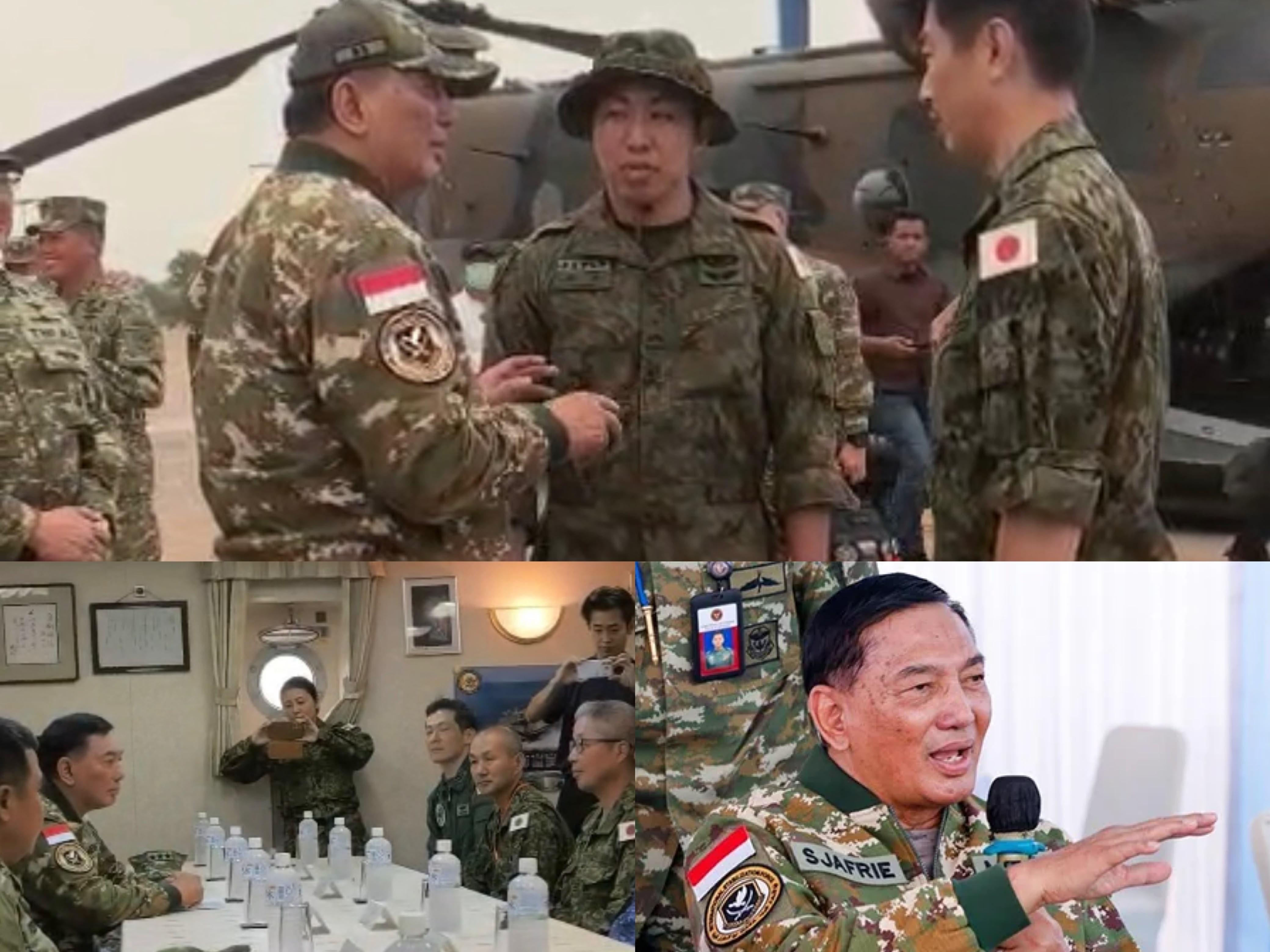Menhan Sjafrie Tinjau Pasukan Jepang di Mempawah, Perkuat Kerja Sama Pertahanan RI-Jepang