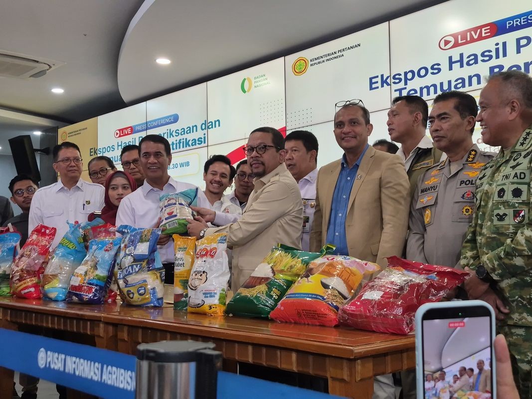 Mentan Amran Bongkar 25 Merek Beras Fortifikasi Diduga Palsu