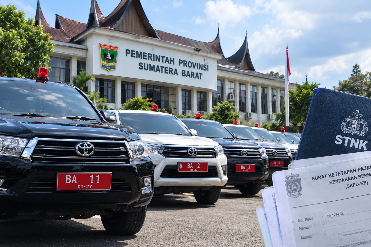 Bikin Geleng Kepala! Ribuan Kendaraan Dinas Pemprov Sumbar Nunggak Pajak hingga Rp7 Miliar