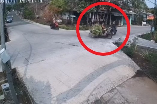 Kecelakaan Ojol Wanita dan Pembawa Rumput di Semarang Berujung Luka Parah serta Penahanan Motor