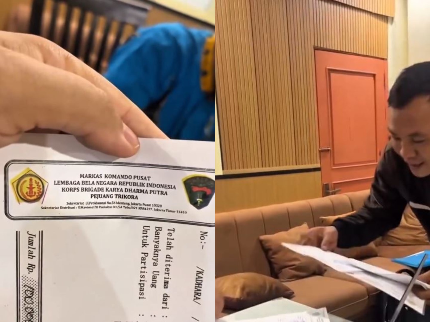 Video Viral Oknum Tagih Dana Veteran Rp100 Ribu ke Sekolah, Publik Ragukan Legalitasnya