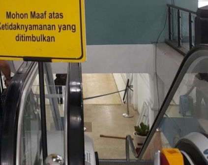 Eskalator di Stasiun Duri Tiba-tiba Alami Gangguan, 12 Orang Terluka