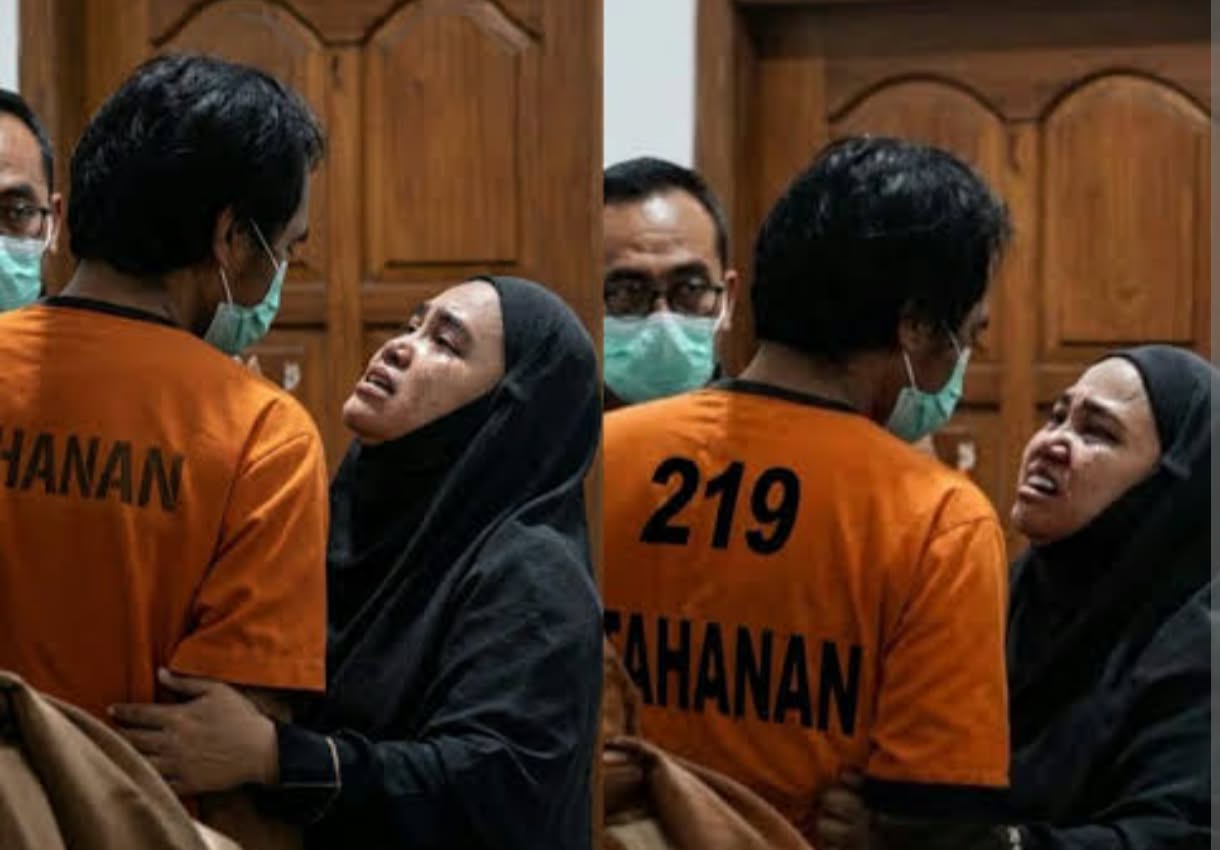 Kamu Harus Bertanggung Jawab, Pesan Istri Sah saat Peluk Suami Tersangka Pembunuhan di Madiun