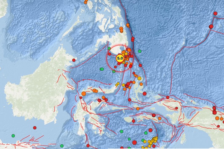 Gempa M 5,0 Guncang Barat Laut Tahuna Kepulauan Sangihe, BMKG: Tidak Berpotensi Tsunami