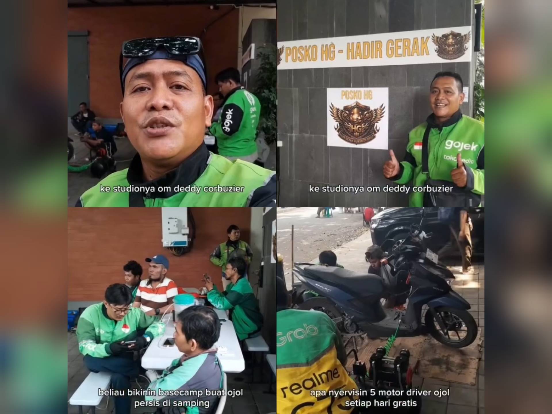 Driver Ojol Ungkap Basecamp Deddy Corbuzier di Bintaro, Ada Service Motor Gratis